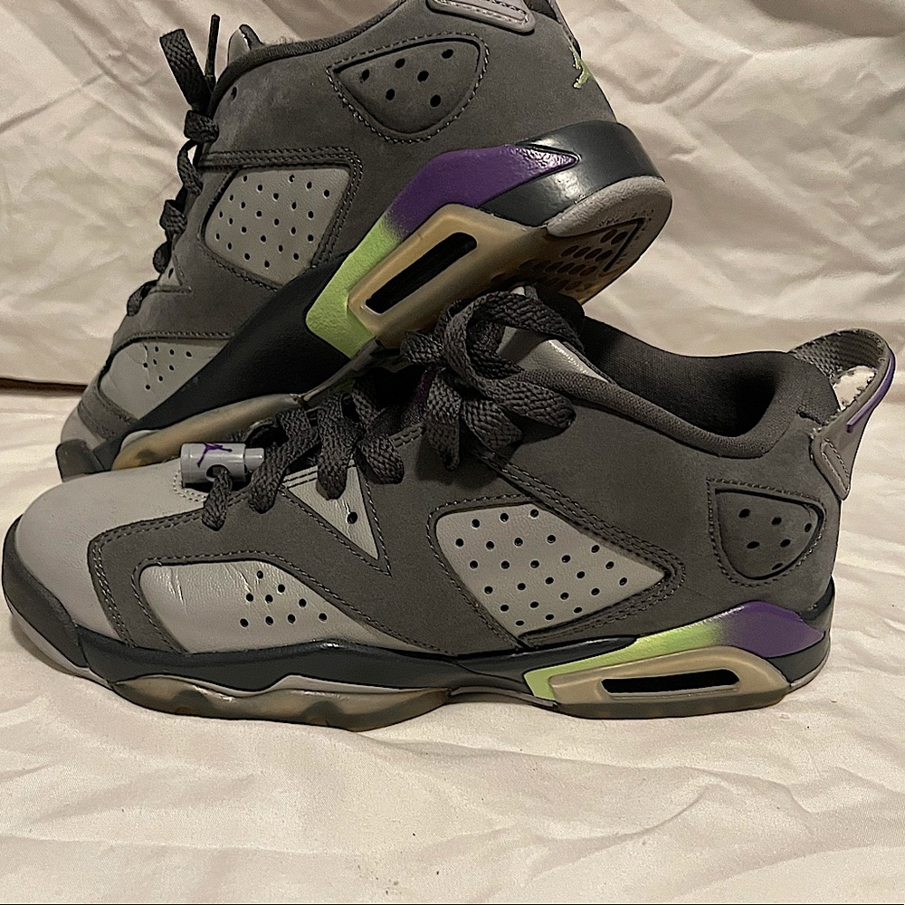 Green & purple Jordan’s